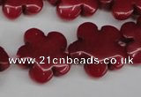 CCN2344 15.5 inches 20mm carved flower candy jade beads wholesale