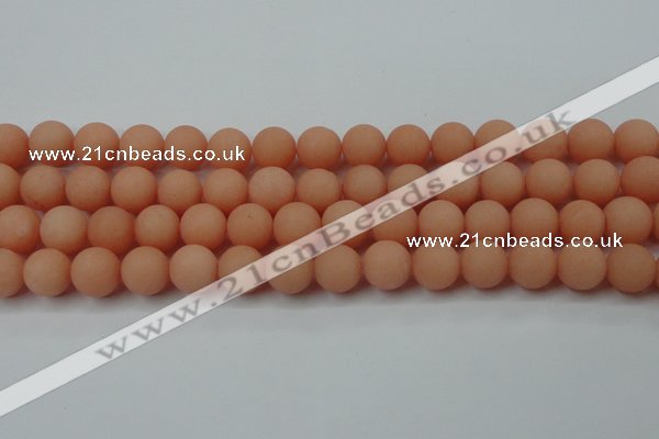 CCN2406 15.5 inches 4mm round matte candy jade beads wholesale