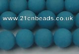 CCN2431 15.5 inches 6mm round matte candy jade beads wholesale