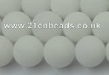 CCN2440 15.5 inches 8mm round matte candy jade beads wholesale