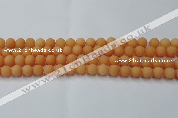 CCN2518 15.5 inches 10mm round matte candy jade beads wholesale