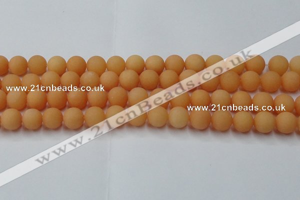 CCN2519 15.5 inches 12mm round matte candy jade beads wholesale