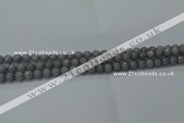 CCN2560 15 inches 8mm faceted round candy jade beads wholesale