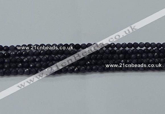 CCN2566 15 inches 6mm faceted round candy jade beads wholesale