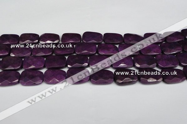 CCN2634 15.5 inches 18*25mm faceted trapezoid candy jade beads