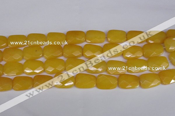 CCN2636 15.5 inches 18*25mm faceted trapezoid candy jade beads
