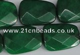 CCN2639 15.5 inches 18*25mm faceted trapezoid candy jade beads