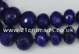 CCN2650 15.5 inches 5*8mm - 12*16mm faceted rondelle candy jade beads