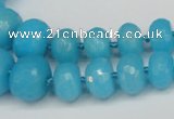 CCN2651 15.5 inches 5*8mm - 12*16mm faceted rondelle candy jade beads