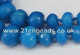 CCN2652 15.5 inches 5*8mm - 12*16mm faceted rondelle candy jade beads