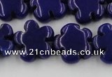 CCN2665 15.5 inches 16mm carved flower candy jade beads wholesale