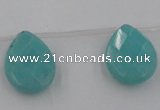 CCN2722 Top-drilled 18*25mm briolette candy jade beads wholesale