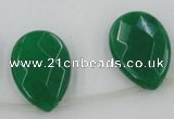 CCN2724 Top-drilled 18*25mm briolette candy jade beads wholesale