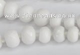 CCN2750 15.5 inches 5*8mm - 12*16mm faceted rondelle candy jade beads