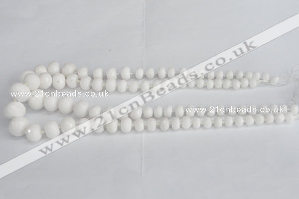 CCN2750 15.5 inches 5*8mm - 12*16mm faceted rondelle candy jade beads