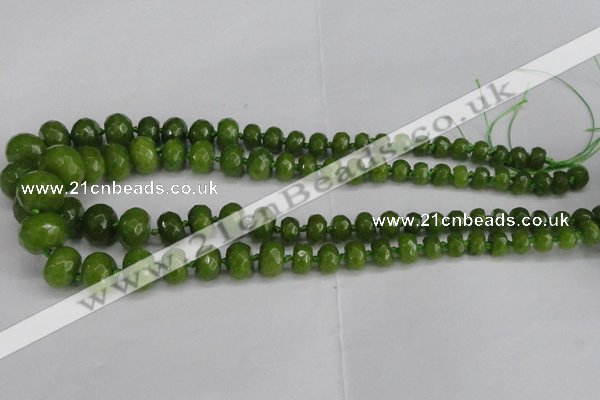 CCN2758 15.5 inches 5*8mm - 12*16mm faceted rondelle candy jade beads