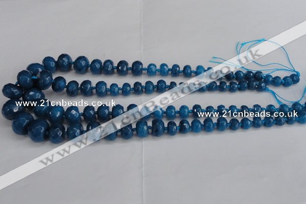 CCN2761 15.5 inches 5*8mm - 12*16mm faceted rondelle candy jade beads