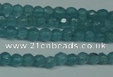 CCN2802 15.5 inches 2mm tiny faceted round candy jade beads