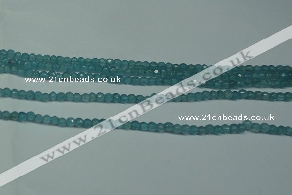 CCN2802 15.5 inches 2mm tiny faceted round candy jade beads