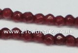 CCN2813 15.5 inches 3mm tiny faceted round candy jade beads