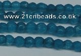 CCN2815 15.5 inches 3mm tiny faceted round candy jade beads