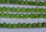 CCN2817 15.5 inches 3mm tiny faceted round candy jade beads