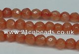 CCN2820 15.5 inches 4mm tiny faceted round candy jade beads