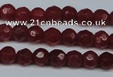 CCN2821 15.5 inches 4mm tiny faceted round candy jade beads