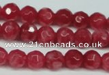 CCN2831 15.5 inches 5mm faceted round candy jade beads