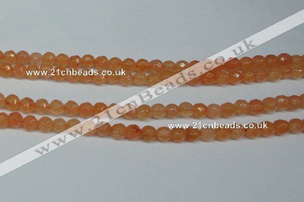 CCN2832 15.5 inches 5mm faceted round candy jade beads