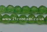 CCN2834 15.5 inches 5mm faceted round candy jade beads