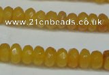 CCN2852 15.5 inches 2*4mm faceted rondelle candy jade beads