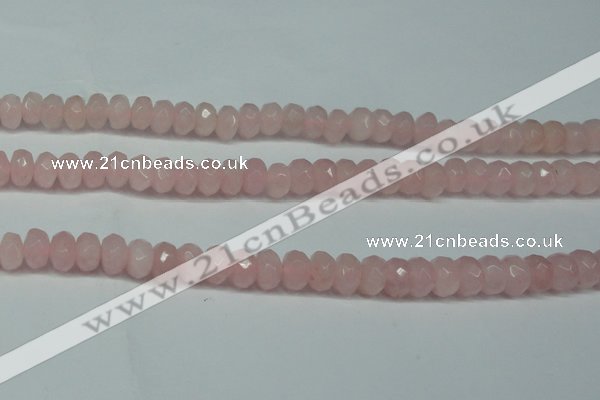 CCN2860 15.5 inches 4*6mm faceted rondelle candy jade beads