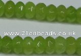 CCN2862 15.5 inches 4*6mm faceted rondelle candy jade beads