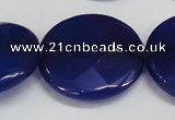 CCN287 15.5 inches 30mm faceted coin candy jade beads wholesale