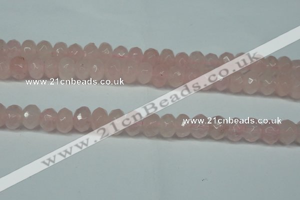 CCN2870 15.5 inches 5*8mm faceted rondelle candy jade beads