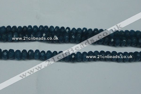 CCN2876 15.5 inches 5*8mm faceted rondelle candy jade beads