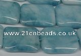 CCN2942 15.5 inches 18*25mm rectangle candy jade beads wholesale