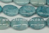 CCN2951 15.5 inches 15*20mm oval candy jade beads wholesale