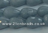 CCN3007 15.5 inches 10*15mm faceted teardrop candy jade beads