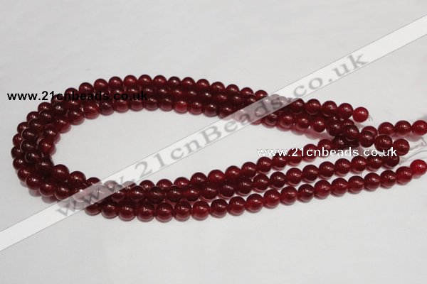 CCN35 15.5 inches 8mm round candy jade beads wholesale