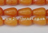 CCN3750 15.5 inches 8*12mm teardrop candy jade beads wholesale