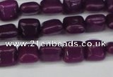 CCN3790 15.5 inches 8*8mm square candy jade beads wholesale