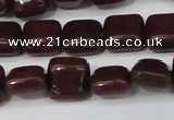 CCN3791 15.5 inches 8*8mm square candy jade beads wholesale