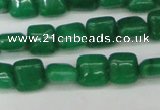 CCN3793 15.5 inches 8*8mm square candy jade beads wholesale