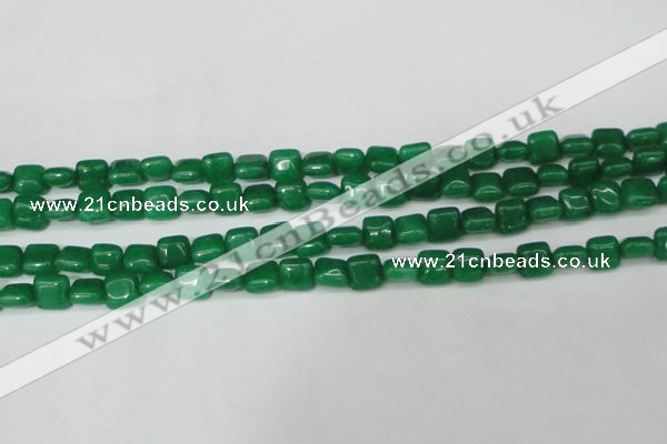 CCN3793 15.5 inches 8*8mm square candy jade beads wholesale