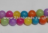 CCN38 15.5 inches 8mm round candy jade beads wholesale