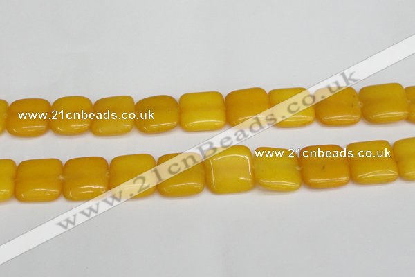 CCN3800 15.5 inches 20*20mm square candy jade beads wholesale