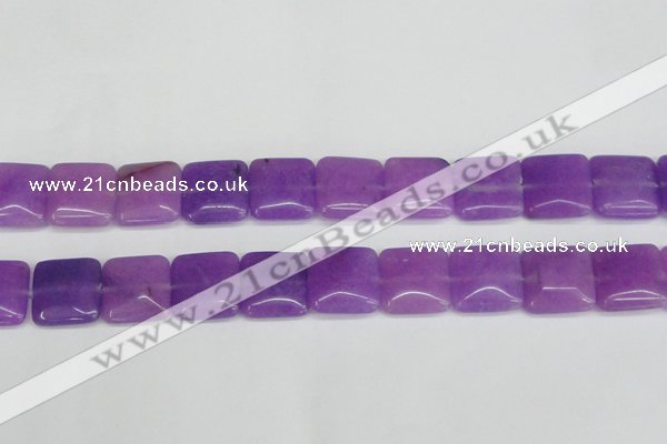 CCN3805 15.5 inches 20*20mm square candy jade beads wholesale