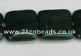 CCN3809 15.5 inches 20*20mm square candy jade beads wholesale